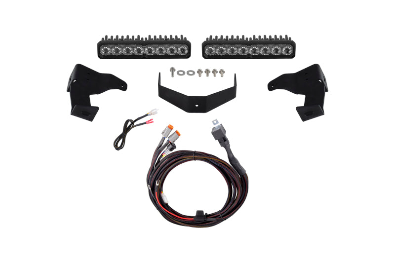 Diode Dynamics 2024-2026 Toyota Tacoma Stealth Lightbar SS10 Pro White Combo 6000K
