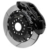 Wilwood 63-70 Chevy C10 TX6R Front Kit 16in Rotors - Black