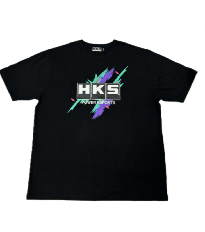 HKS T-SHIRT SUPER RACING v2 BLACK XL