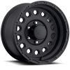 Raceline 887B Rock Crusher 15x10in / 5x114.3 BP / -47mm Offset / 83.82mm Bore - Satin Black Wheel