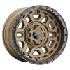Weld Off-Road Crux 17x9in / 8x165.1 BP / ET 0 / 125.1mm Bore - Satin Bronze / Satin Black Ring Wheel