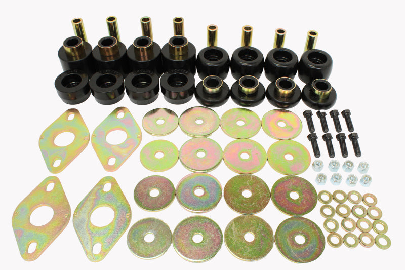 Energy Suspension 04-15 Nissan Titan Body Mount Set - Black