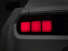 Raxiom 15-23 Ford Mustang Profile LED Tail Lights Gloss Black Housing- Red Lens