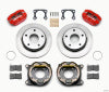 Wilwood Dynapro Lug Mount P/S Park Brake Kit Red Big Ford 2.00in Off Bronco 5 x 5.50