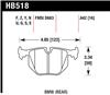 Hawk 01-06 BMW 330 / 97-01 740I / 96-01 750IL / 03-06 BMW M3 / 00-03 M5 / 00-06 X5 / 06-08 Z4 / 03-0