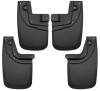 Husky Liners 05-15 Toyota Tacoma w/ OEM Fender Flares Front and Rear Mud Guards - Black
