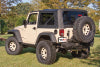 Rugged Ridge XHD Sailcloth Top Black 2-Door 07-09 Jeep Wrangler