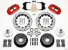 Wilwood Narrow Superlite 6R Front Hub Kit 14.00in Drill Red WWE ProSpindle