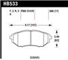 Hawk 05-08 LGT D1078 DTC-60 Race Front Brake Pads