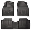 Husky Liners 25-26 Audi Q5 Weatherbeater Front & 2nd Seat Floor Liners - Black Ribbed