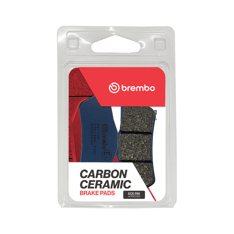 Brembo 09-11 BMW K1300R/2015 K1300R/09-15 K1300S Carbon Ceramic CC Brake Pad - Rear