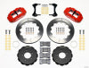 Wilwood Narrow Superlite 6R Front Hat Kit 12.88in Red 2006-Up Civic / CRZ