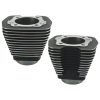 S&S Cycle 84-99 BT w/ 96in Engines w/ Stock Heads 3-5/8in Bore Cylinders - Wrinkle Black