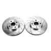 Power Stop 12-18 Toyota Yaris Front Evolution Drilled & Slotted Rotors - Pair