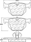 StopTech Street Select Brake Pads - Rear