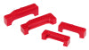 Prothane 88-98 Chevy Truck Small Block Radiator Isolators - Red
