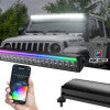 XK Glow XKmax 20in Offroad Light Bar w/ RGBW Chasing DRL & App Control
