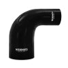 Mishimoto Silicone Reducer Coupler 90 Degree 2.5in to 4in - Black