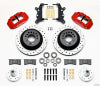 Wilwood Narrow Superlite 6R Frt Hub & 1PC Rtr Kit 12.88in Drilled -Red 60-68 Ford/Mercury Full Size