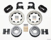 Wilwood Forged Dynalite P/S Rear Kit Drilled Rotor Chev 12 Bolt w C-Clips