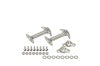 Kentrol 55-95 Jeep CJ/Wrangler YJ Hood Catch Pair - Polished Silver