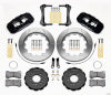 Wilwood AERO6 Front Hat Kit 14.00 2005-2014 Mustang w/ BMR Suspn. w/Lines