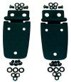 Rugged Ridge 97-06 Jeep Wrangler Black Hood Hinges
