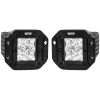 Westin FM4Q 3W Osram w/mounting hardware and pigtail connectors (set of 2) - Black