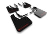 Rally Armor 24-26 Hyundai Kona N Line Black UR Mud Flap - Red Logo