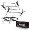 Oracle Chevy Silverado 03-06 Square Dual Halo Kit - ColorSHIFT w/ BC1 Controller