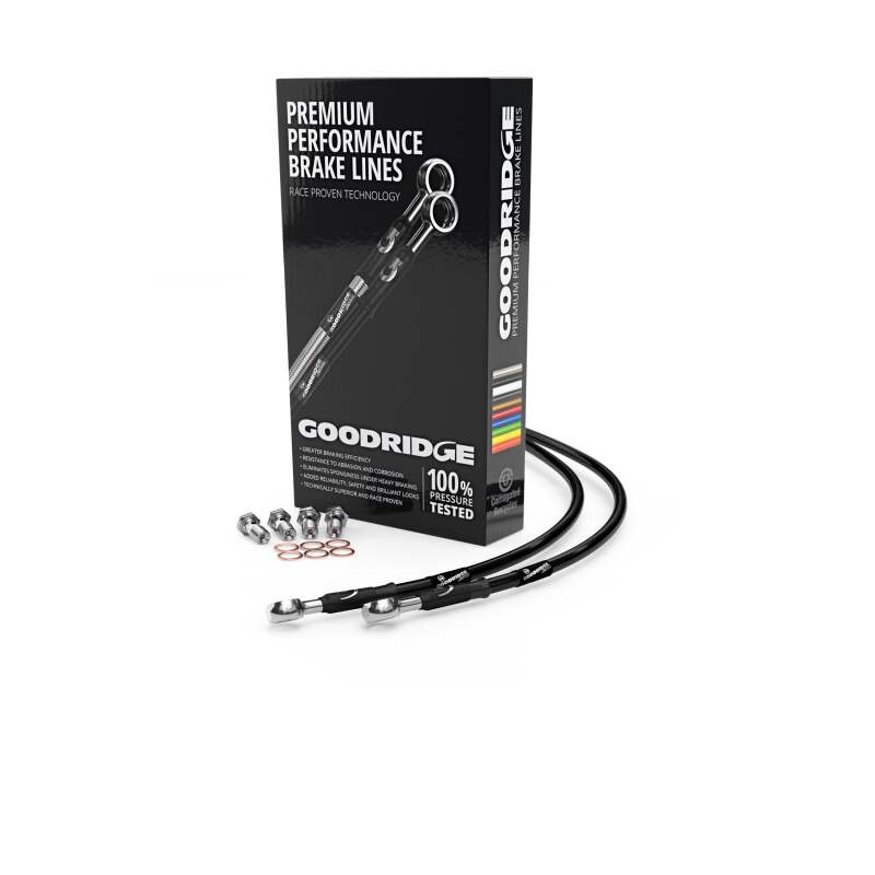 Goodridge 18-19 CL Harley-Davidson FLTRXSE CVO Road Glide Clear Clutch Line w/Black Fitting
