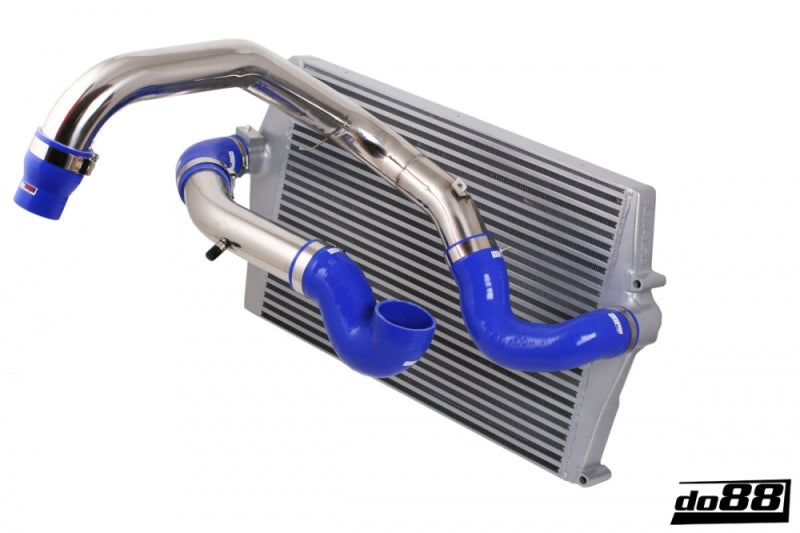 do88 00-02 Volvo S60/V70 2.0T/2.3T/2.4T (T5) BigPack Intercooler Kit w/Red Hoses