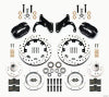 Wilwood Forged Dynalite Front Kit 12.19in Drilled 69-70 Impala Drum/Disc 69-82 Vette