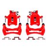 Power Stop 05-14 Ford Mustang Rear Red Calipers w/Brackets - Pair