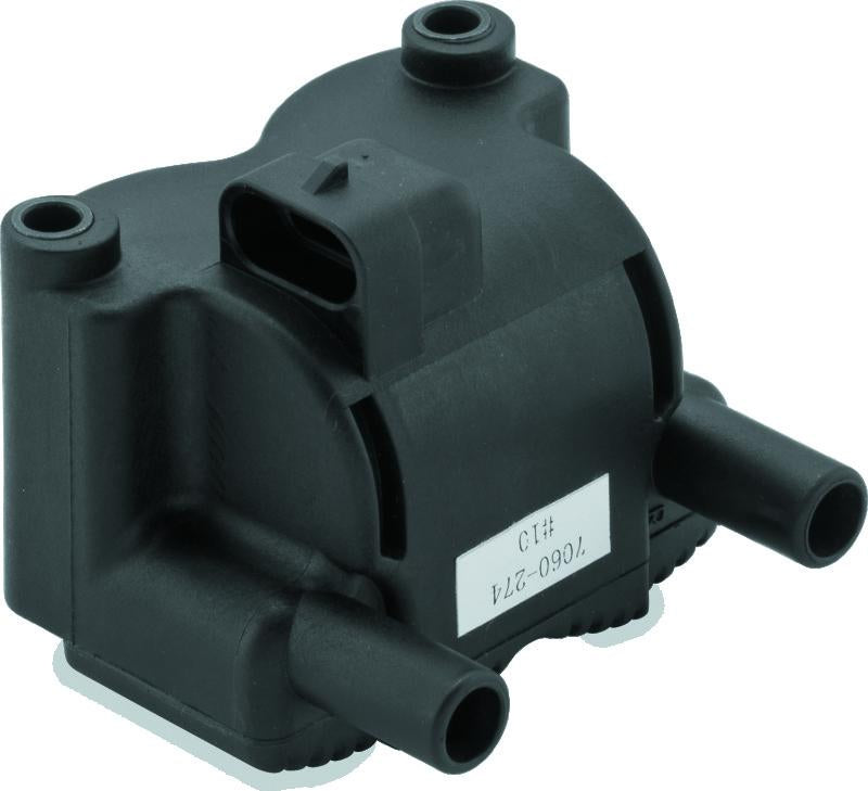 Twin Power 02-07 FLH FLT with EFI Ignition Coil Black Replaces H-D 31743-01 Single Fire .5 Ohm