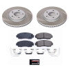 Power Stop 11-14 Honda Odyssey Front Semi-Coated Rotor Kit