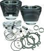 S&S Cycle 99-06 BT 97in Big Bore Cylinder Kit - Wrinkle Black