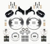 Wilwood Forged Dynalite Front Kit 12.19in 69-70 Impala Drum/Disc 69-82 Vette