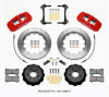 Wilwood AERO6 Front Hat Kit 14.00 Red 15-23 Mustang w/Lines