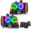 Oracle 07-13 Chevy Avalanche Pre-Assembled SMD Headlights - ColorSHIFT w/ 2.0 Controller