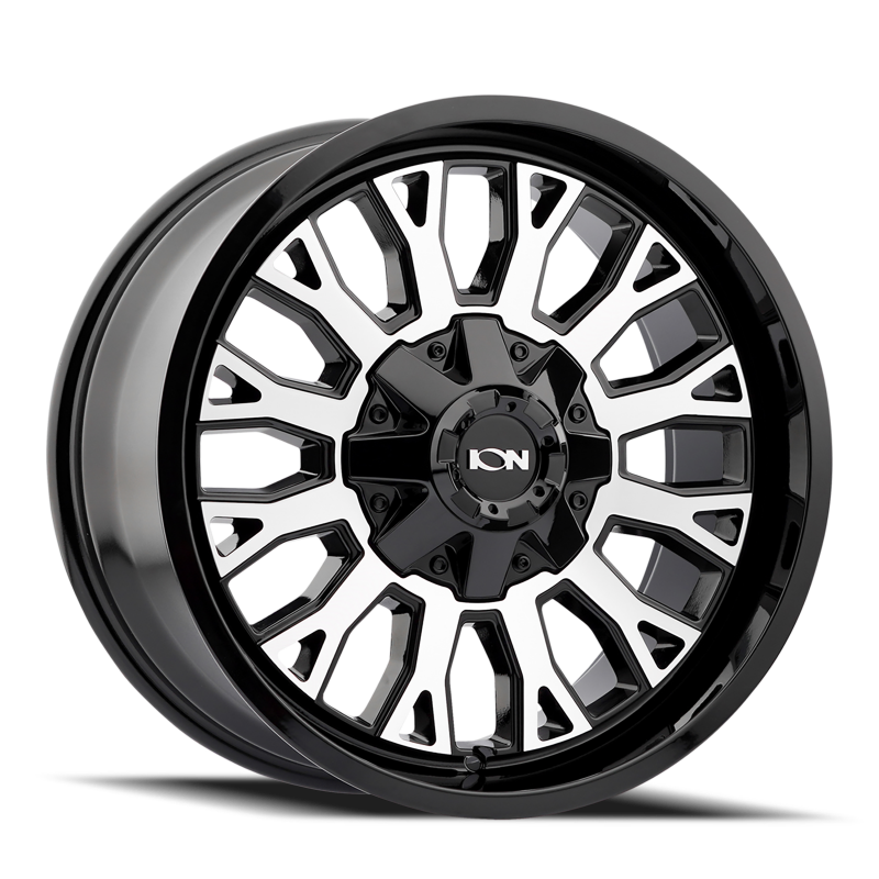 ION Type 152 20x9 / 8x180 BP / 0mm Offset / 124.1mm Hub Black/Machined Wheel