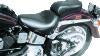 Mustang 84-06 Harley Standard Rear Tire Touring 1PC Seat - Black