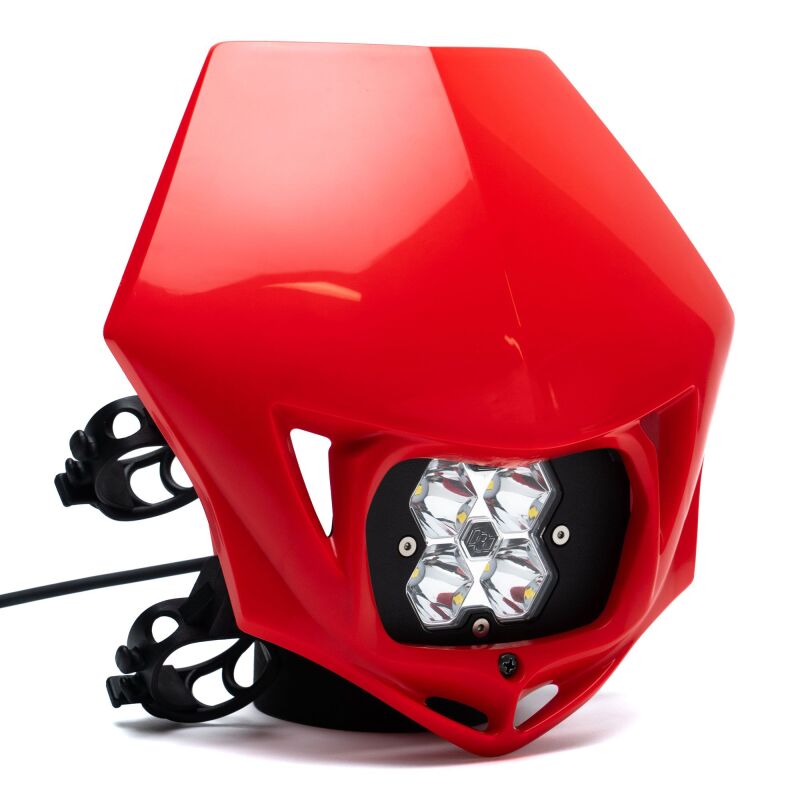 Baja Designs Squadron 2.0 Sport (Spot) - Clear w/MC Race LED Light - Red
