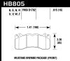 Hawk 15-17 Ford Mustang Brembo Package DTC-30 Front Brake Pads