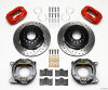 Wilwood Forged Dynalite P/S Park Brake Kit Drill-Red 55-57 Chevy 2.34in Offset