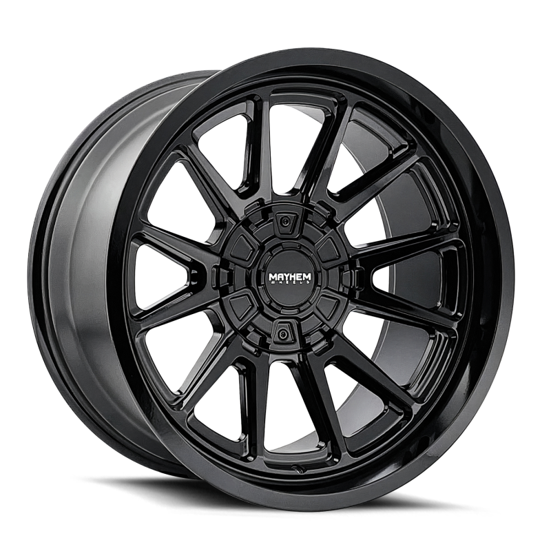 Mayhem 8116 Intrepid 18x9 / 8x170 BP / -12mm Offset / 125.2mm Hub Gloss Black Wheel