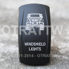 sPOD JK Windshield Lights Rocker Switch