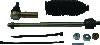 QuadBoss 14-21 Honda SXS700 Pioneer 700 Steering Rack Tie Rod Assembly Kit - Left Inner & Outer