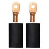 Moroso 1/4in Dia Stud 6 GA Wire Crimp/Solder Battery Cable Terminal Kit (2 Pack)