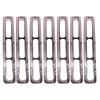 Rugged Ridge Grille Inserts Chrome 87-95 Jeep Wrangler YJ